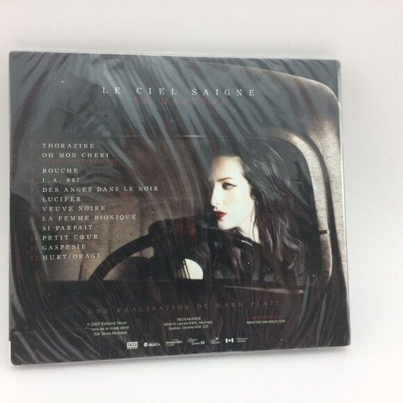 Anik Jean CD Le Ciel Saigne Le Martyre 2007 Edition Tacca Québec Pop Rock French - Picture 2 of 8